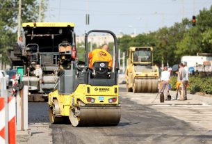 Szeged, felújítás, útfelújítás, aszfaltozás, Rókusi körút, közlekedés